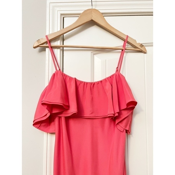 NWT J. Crew Ruffle Silk Slip Dress - Picture 4 of 11